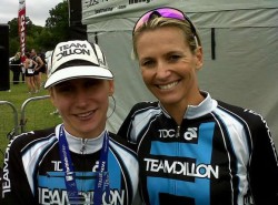 Kirsty Anderson with Michelle Dillon